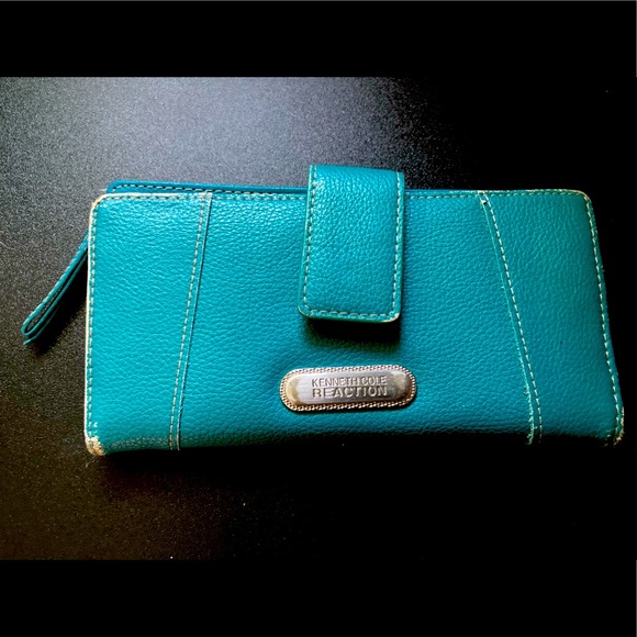 Kenneth Cole - Teal blue wallet - Picture 1 of 4